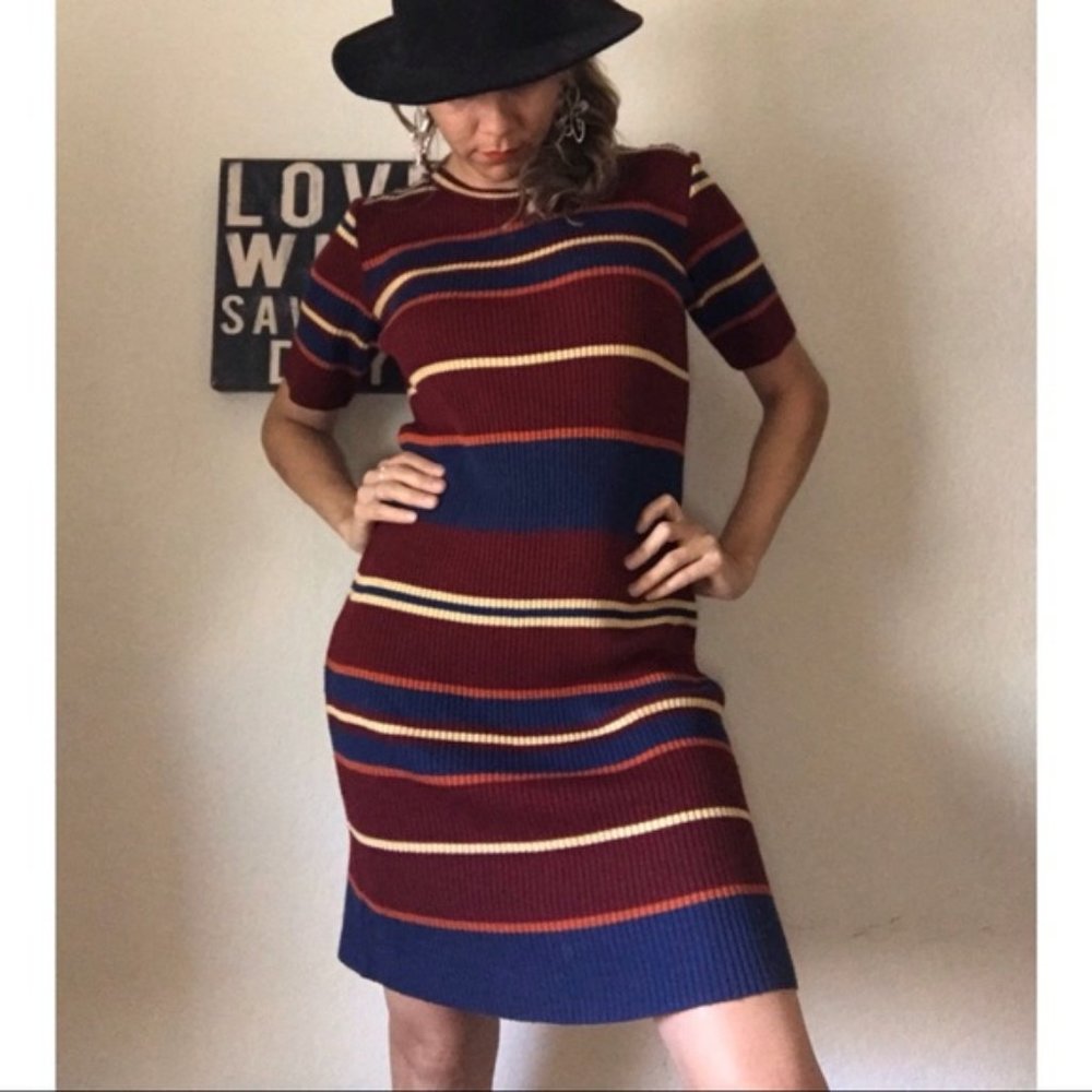 BDG colorful dress size L .